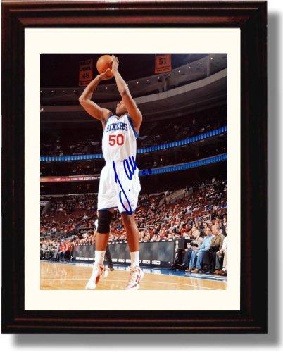 8x10 Framed Lavoy Allen Autograph Promo Print - Philadelphia 76ers Framed Print - Pro Basketball FSP - Framed   