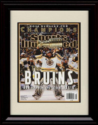 8x10 Framed 2011 Boston Bruins Stanley Cup Champions SI Autograph Promo Print - Tim Framed Print - Hockey FSP - Framed   