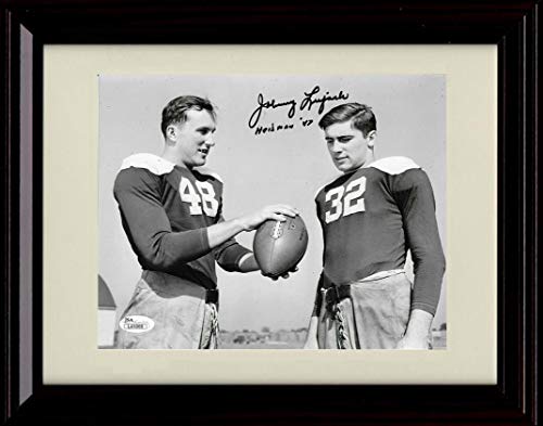 Unframed Johnny Lujack - 1947 Heisman Winner - Notre Dame Fighting Irish - Autograph Replica Print Unframed Print - College Football FSP - Unframed   