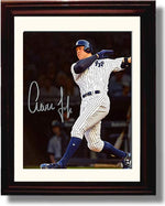 Gallery Framed Aaron Judge "Going Yard" Autograph Replica Print Gallery Print - Baseball FSP - Gallery Framed   