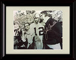 16x20 Framed John Madden Autograph Replica Print - Sideline with Ken Stabler Gallery Print - Pro Football FSP - Gallery Framed   