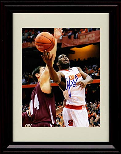 Framed 8x10 Scoop Jardine - Syracuse - Autograph Replica Print Framed Print - College Basketball FSP - Framed   