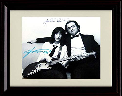 Unframed Patty Smith and John Belushi - B&W - Autograph Replica Print Unframed Print - Music FSP - Unframed   