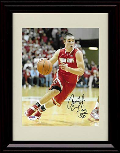 Framed 8x10 Aaron Craft - Ohio State Buckeyes - Autograph Replica Print Framed Print - College Basketball FSP - Framed   