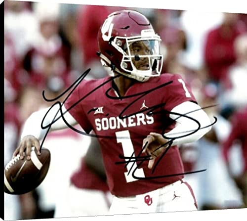 Kyler Murray Floating Canvas Wall Art - In The Pocket - Oklahoma Sooners Floating Canvas - College Football FSP - Floating Canvas   