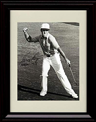 Framed Gary Player Autograph Replica Print - 1978 Victory Framed Print - Golf FSP - Framed   