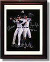 Framed 8x10 Aaron Judge & Giancarlo Stanton"Celebration" Autograph Replica Print Framed Print - Baseball FSP - Framed   