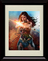 8x10 Framed Wonder Woman - Gail Gedot Autograph Replica Print Framed Print - Movies FSP - Framed   