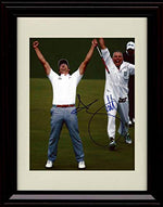 Framed Adam Scott Autograph Replica Print - Victory Celebration Framed Print - Golf FSP - Framed   