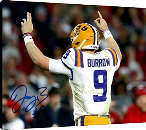 Joe Burrow Floating Canvas Wall Art - Homecoming Jersey - LSU Floating Canvas - College Football FSP - Floating Canvas   