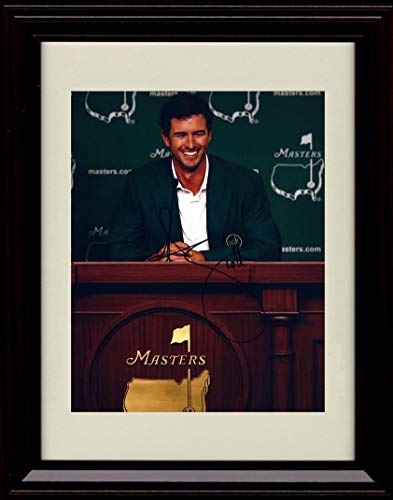 Unframed Adam Scott Autograph Replica Print - Tournament Victory Unframed Print - Golf FSP - Unframed   