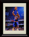 8x10 Framed Patrick Ewing - Shooting - New York Knicks - Autograph Replica Print Framed Print - Pro Basketball FSP - Framed   