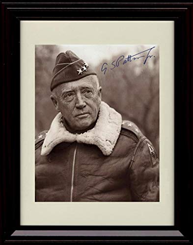 Unframed General George Patton Autograph Replica Print Unframed Print - History FSP - Unframed   