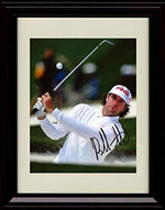 Framed Bubba Watson Autograph Replica Print - White Portrait Framed Print - Golf FSP - Framed   