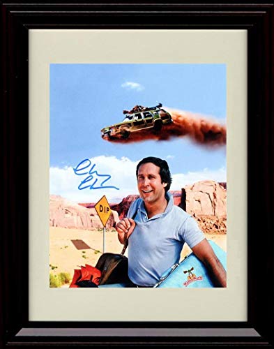 8x10 Framed National Lampoons Vacation - Chevy Chase Autograph Replica Print Framed Print - Movies FSP - Framed   