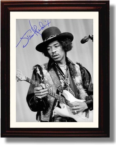 Unframed Jimi Hendrix Autograph Promo Print Unframed Print - Music FSP - Unframed   