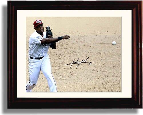Framed 8x10 Adrian Beltre Autograph Replica Print Framed Print - Baseball FSP - Framed   
