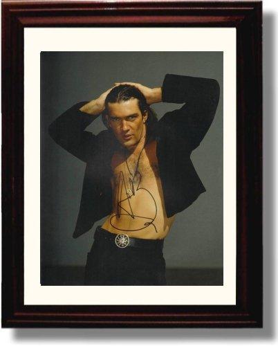 8x10 Framed Antonio Banderas Autograph Promo Print Framed Print - Movies FSP - Framed   
