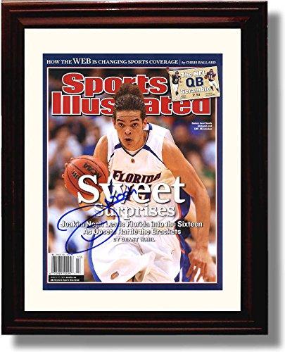 Framed 8x10 Joakim Noah "Sweet Surprises" SI Autograph Promo Print - Florida Gators - Framed Print - College Basketball FSP - Framed   