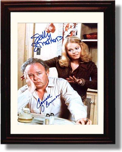 8x10 Framed All in the Family Autograph Promo Print - Archie and Gloria Framed Print - Television FSP - Framed   