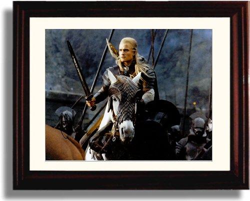8x10 Framed Orlando Bloom Autograph Promo Print - LOTR Framed Print - Movies FSP - Framed   