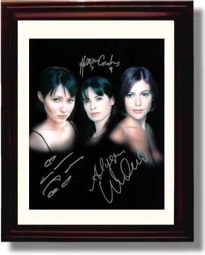 8x10 Framed Charmed Autograph Promo Print - Charmed Cast Framed Print - Television FSP - Framed   