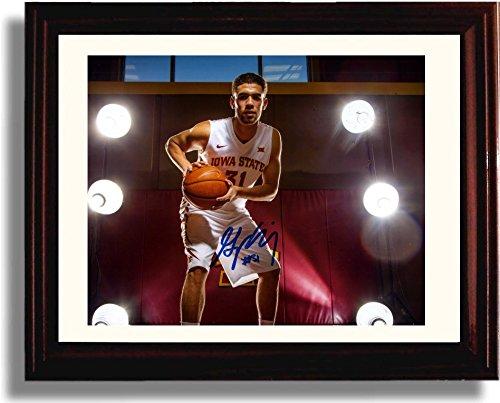 Unframed Georges Niang "the Closer" Autograph Promo Print - Iowa State Cyclones Unframed Print - College Basketball FSP - Unframed   