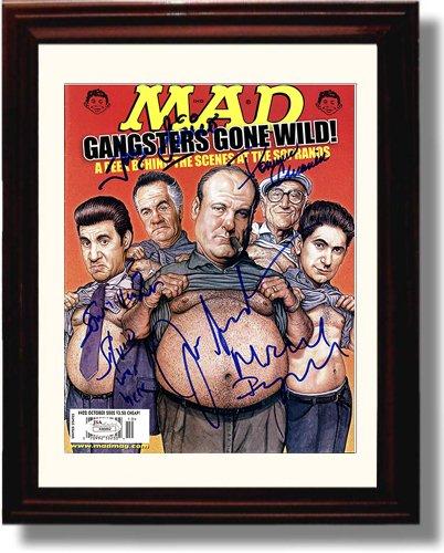 Framed Sopranos Autograph Promo Print - Mad Magazine Framed Print - Television FSP - Framed   