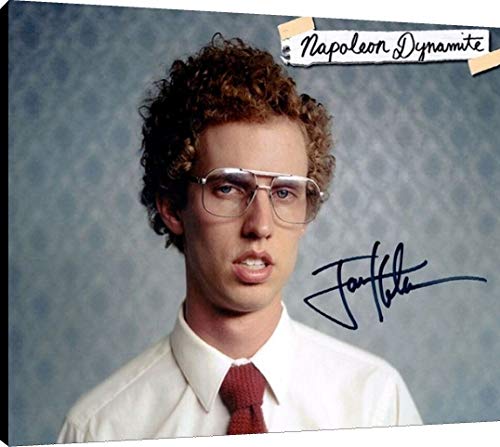 Floating Canvas Wall Art:  Napolean Dynamite Autograph Print Floating Canvas - Movies FSP - Floating Canvas   