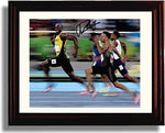 8x10 Framed Usain Bolt Autograph Promo Print - Fastest Man Alive Framed Print - Track FSP - Framed   