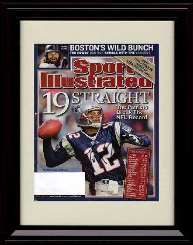 Framed Tom Brady - New England Patriots SI Autograph Promo Print - 10/18/2003 Framed Print - Pro Football FSP - Framed   