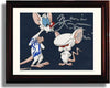 Unframed Pinky and The Brain Autograph Promo Print - Landscape Unframed Print - Television FSP - Unframed   