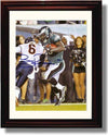 8x10 Framed Brian Rolle - Philadelphia Eagles Autograph Promo Print Framed Print - Pro Football FSP - Framed   