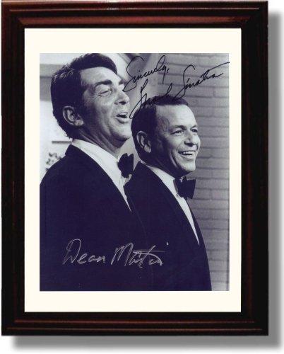 8x10 Framed Frank Sinatra and Dean Martin Autograph Promo Print Framed Print - Music FSP - Framed   