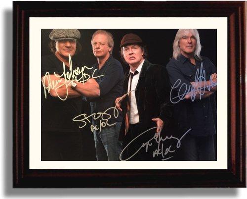 Unframed ACDC Autograph Promo Print Unframed Print - Music FSP - Unframed   