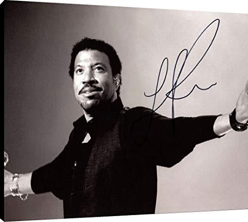 Floating Canvas Wall Art:  Lionel Richie Autograph Print Floating Canvas - Music FSP - Floating Canvas   