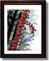 Unframed Patrick Kane Goal Celebration Autograph Promo Print - Chicago Black Hawks Unframed Print - Hockey FSP - Unframed   