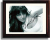 Framed Zooey Deschanel Autograph Promo Print - Landscape Framed Print - Television FSP - Framed   