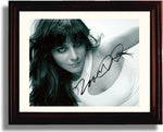 Framed Zooey Deschanel Autograph Promo Print - Landscape Framed Print - Television FSP - Framed   