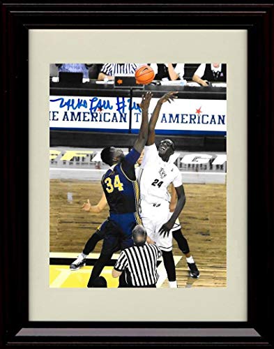 Framed 8x10 Tacko Fall Autograph Promo Print - Phenom - UCF Framed Print - College Basketball FSP - Framed   