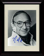 8x10 Framed Neil Simon Autograph Promo Print - Black and White Portrait Framed Print - Movies FSP - Framed   