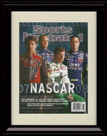 8x10 Framed NASCAR Preview SI Autograph Promo Print - 2007 Framed Print - NASCAR FSP - Framed   