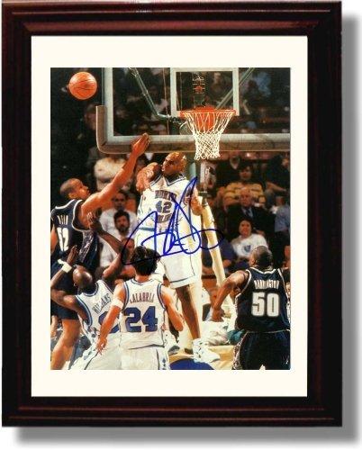 Unframed Jerry Stackhouse Autograph Promo Print - North Carolina Tarheels Unframed Print - College Basketball FSP - Unframed   