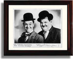 8x10 Framed Laurel and Hardy Autograph Promo Print Framed Print - Movies FSP - Framed   