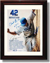 8x10 Framed Jackie Robinson Autograph Promo Print - 42 Cast Framed Print - Movies FSP - Framed   