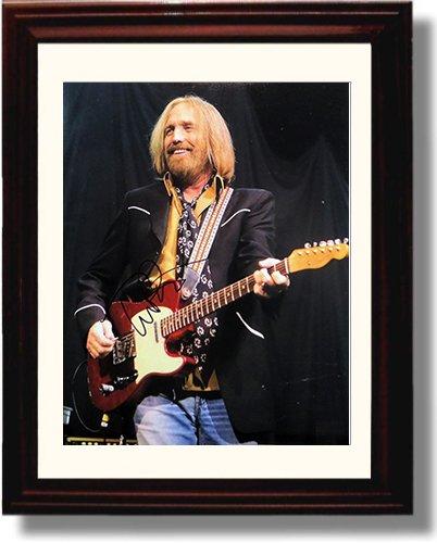 8x10 Framed Tom Petty "On Stage" Autograph Promo Print Framed Print - Music FSP - Framed   