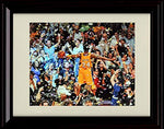 8x10 Framed Kobe Bryant - Confetti Celebration - Los Angeles Lakers - Autograph Replica Print Framed Print - Pro Basketball FSP - Framed   