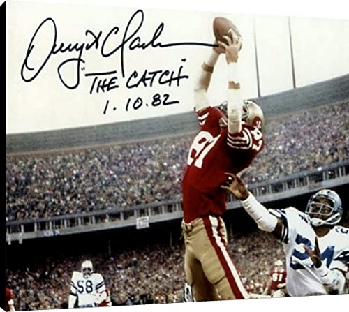 Dwight Clark Floating Canvas Wall Art - The Catch Floating Canvas - Pro Football FSP - Floating Canvas   