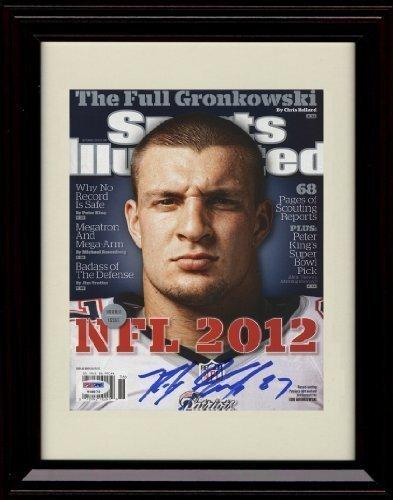 8x10 Framed Rob Gronkowski SI Autograph Promo Print Framed Print - Pro Football FSP - Framed   