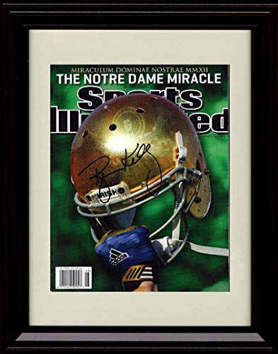 Unframed Brian Kelly - SI Commemorative - Notre Dame Fighting Irish - Autograph Replica Print Unframed Print - College Football FSP - Unframed   